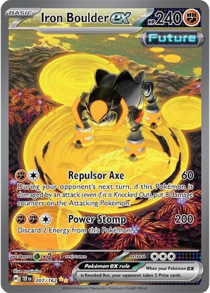 [PSA 9] Iron Boulder ex #207 Pokemon Temporal Forces