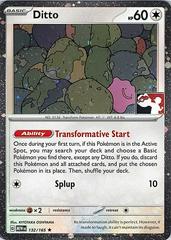 Ditto [Prize Pack] #132 Pokemon Scarlet & Violet 151