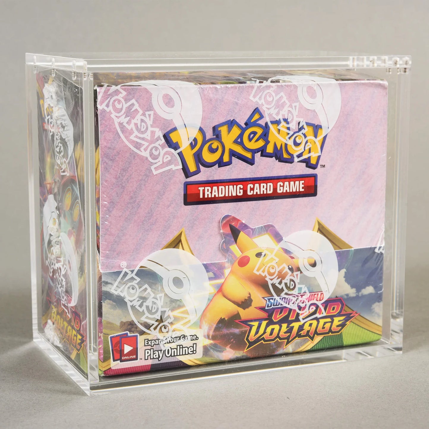 EVORETRO Acrylic Display Case Protector for Pokemon Booster Box