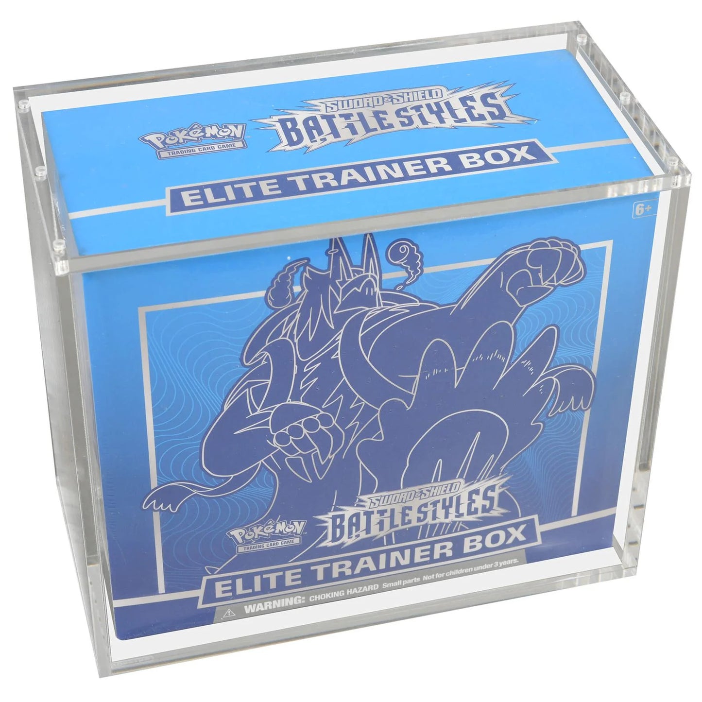 EVORETRO Acrylic Display Case for Pokemon Elite Trainer Box with Magnetic Lid