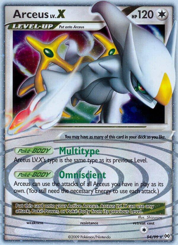 Arceus LV. X #94 Pokemon Arceus
