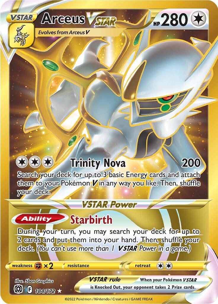 Arceus VSTAR #184 Brillant Stars