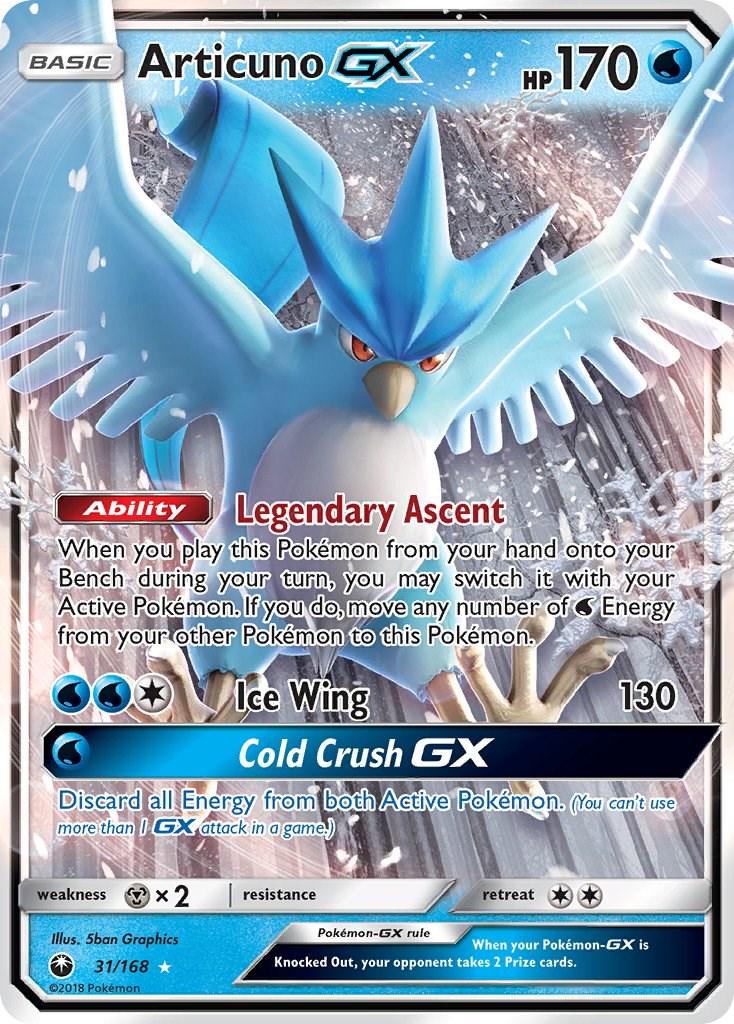 Articuno GX #31 Celestial Storm