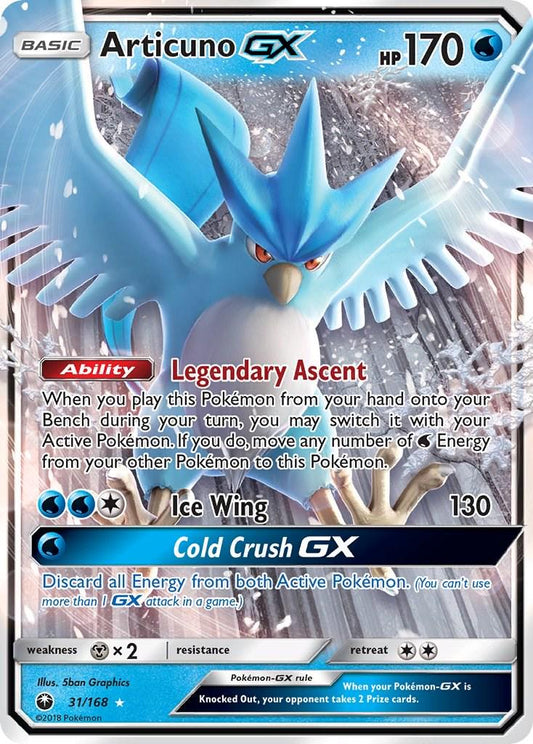 Articuno GX #31 Celestial Storm