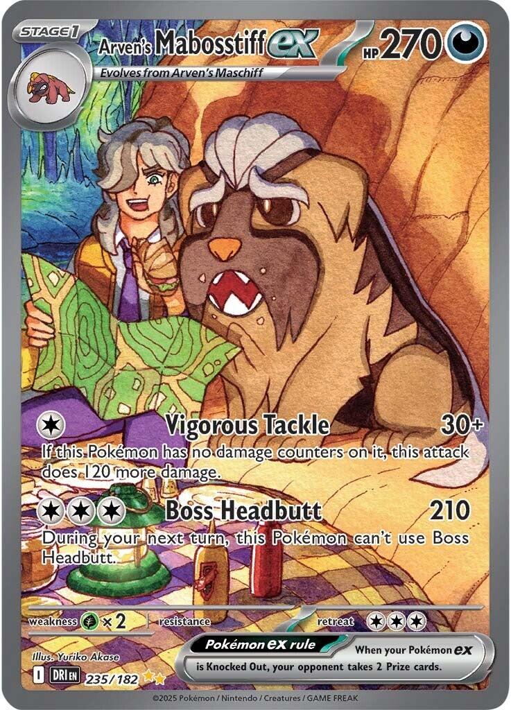 Arven's Mabosstiff ex #235 Destined Rivals