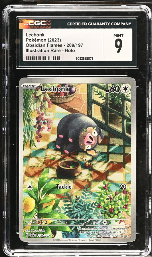 [CGC 9] Lechonk #209 Obsidian Flames