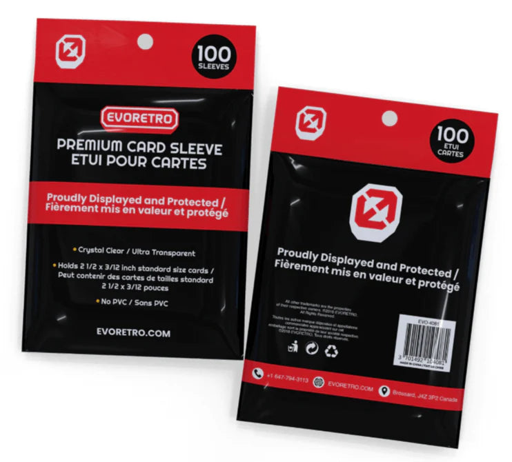 EVORETRO Premium Card Sleeves (100 count)
