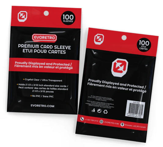 EVORETRO Premium Card Sleeves (100 count)