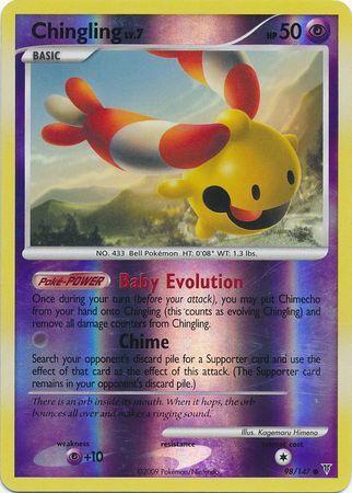 Chingling Lv.7 [Reverse Holo] #98 Pokemon Supreme Victors
