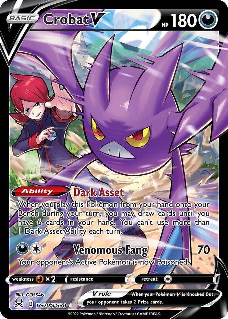 Crobat V #TG20 Lost Origin