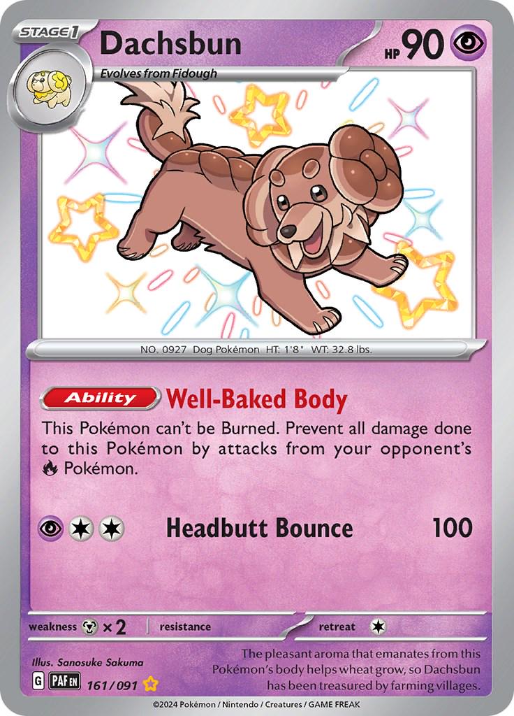 Dachsbun #161 Paldean Fates