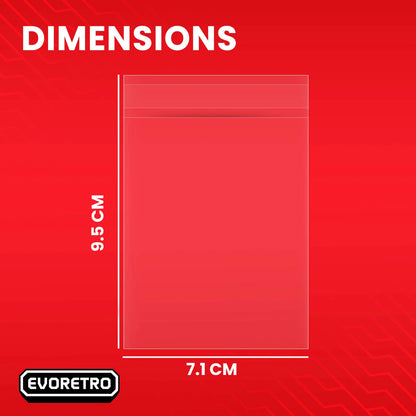 EVORETRO Sleeves for Thick Cards (100 count)