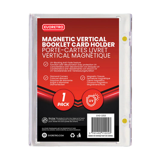 EVORETRO Magnetic One-Touch Card Holders For Vertical Booklets
