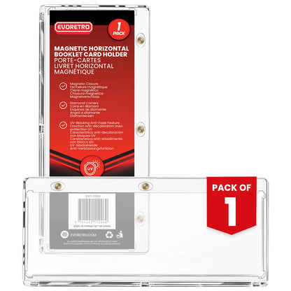 EVORETRO Magnetic One-Touch Card Holders For Horizontal Booklets