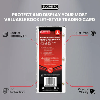 EVORETRO Magnetic One-Touch Card Holders For Horizontal Booklets