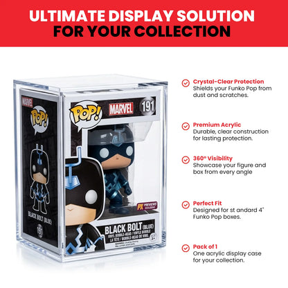 EVORETRO Acrylic Case for Funko POP!