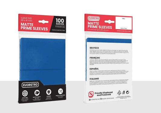 EVORETRO Matte Prime Card Sleeves (100 count)