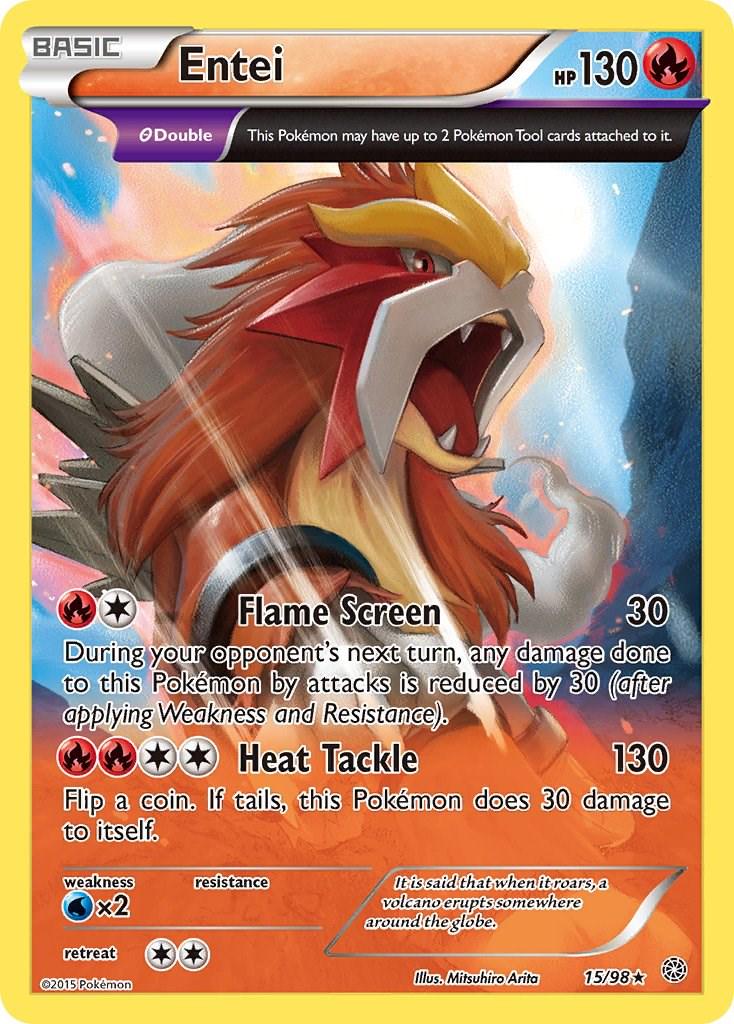 Entei #15 Ancient Origins [Holo]
