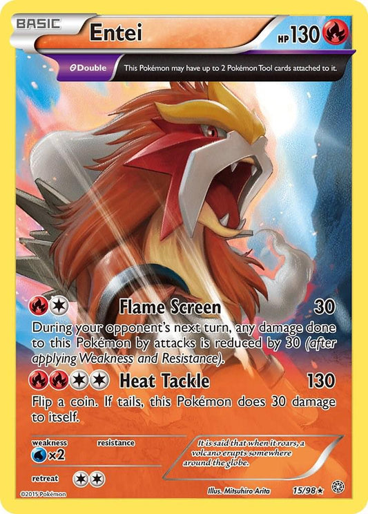 Entei #15 Ancient Origins [Holo]