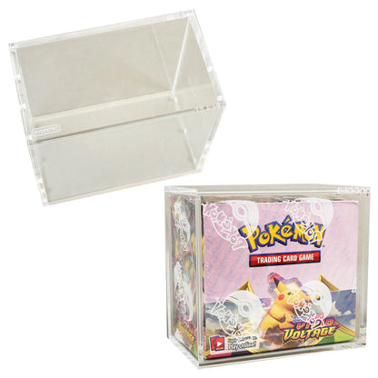 EVORETRO Acrylic Display Case Protector for Pokemon Booster Box