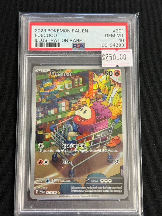 #201 PSA GEM MT 10 Fuecoco