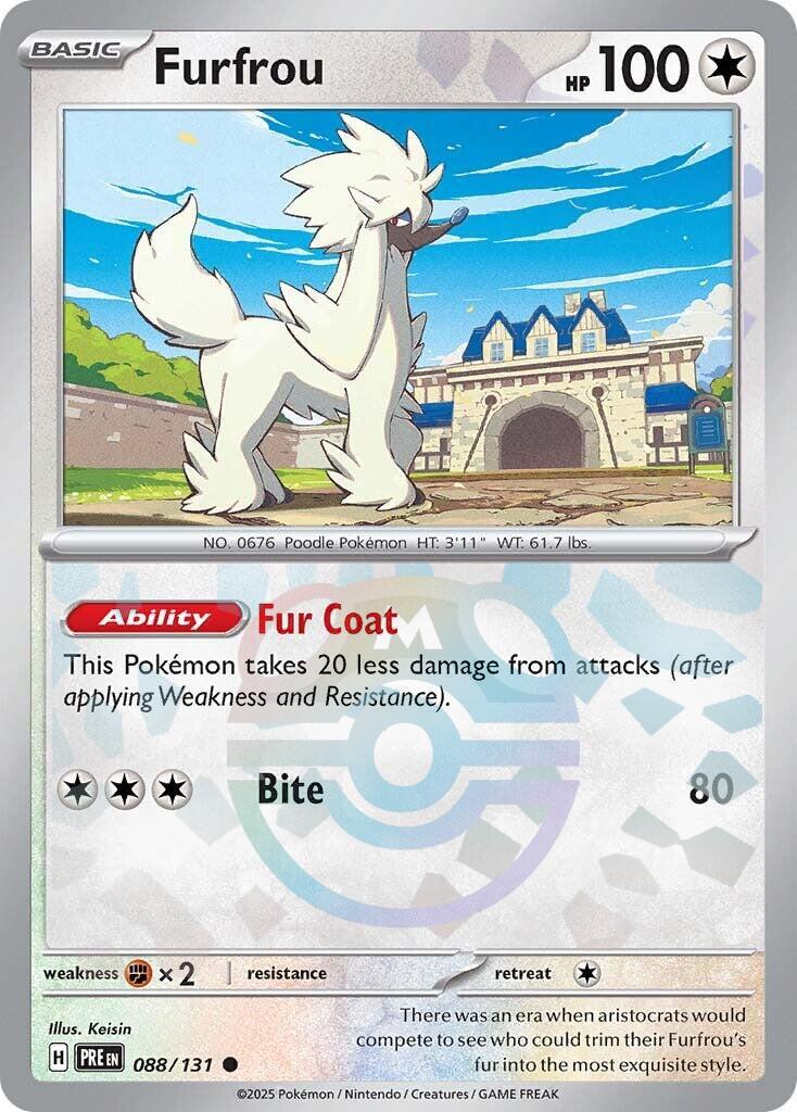 Furfrou #88 Prismatic Evolutions [Master Ball]