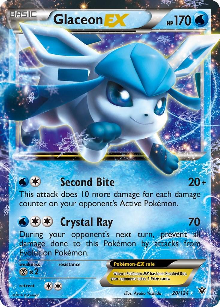 Glaceon EX #20 Fates Collide