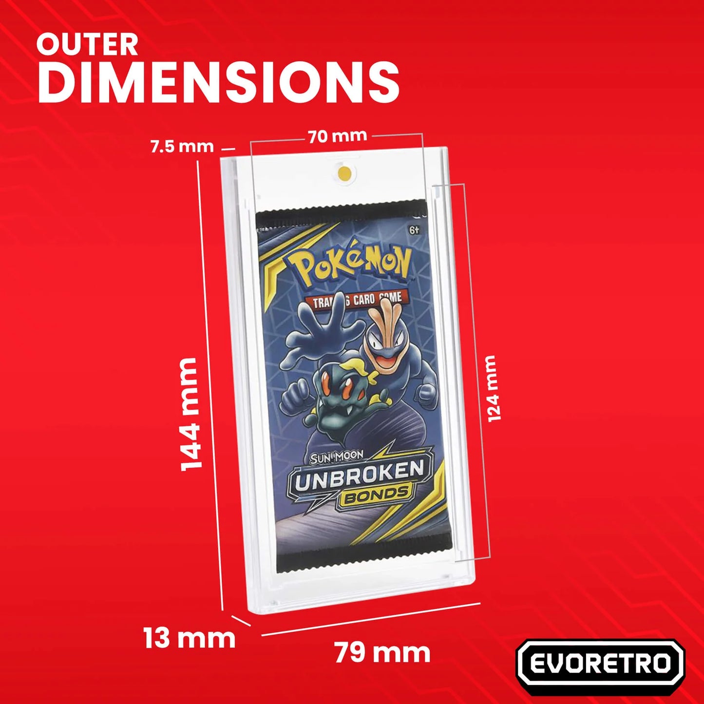 EVORETRO Magnetic OneTouch Case For Booster Pack