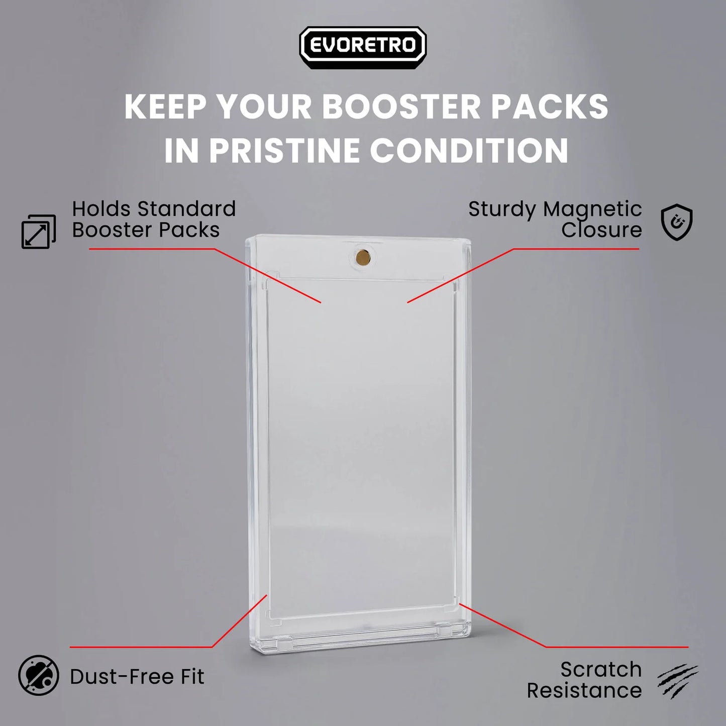 EVORETRO Magnetic OneTouch Case For Booster Pack