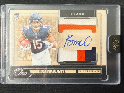 037/199 | Rome Odunze [RC] #34 Panini One Auto Patch