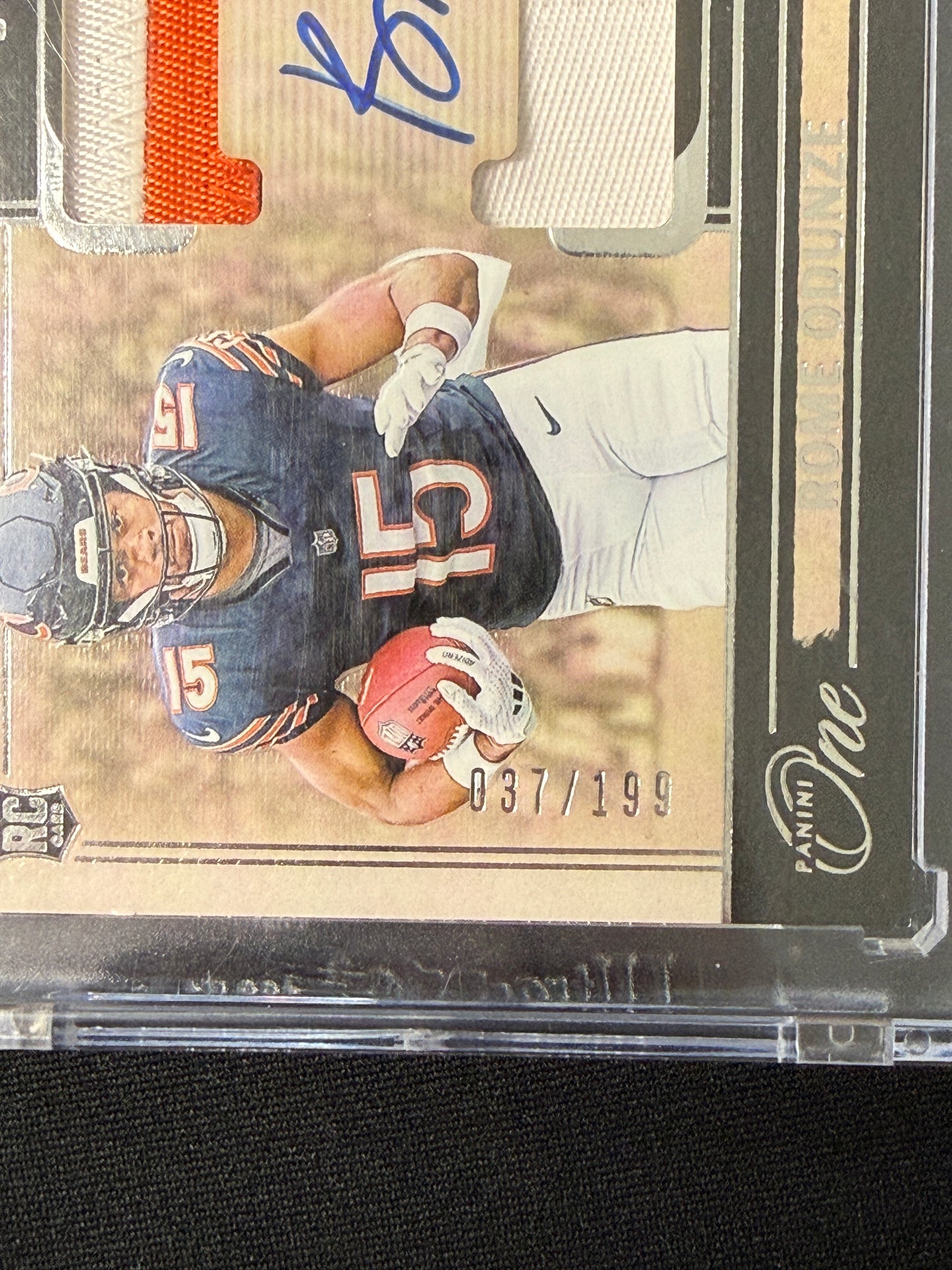 037/199 | Rome Odunze [RC] #34 Panini One Auto Patch
