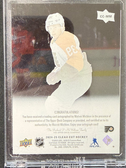 Matvei Michkov [RC] #CC-MM Clear Cut Auto