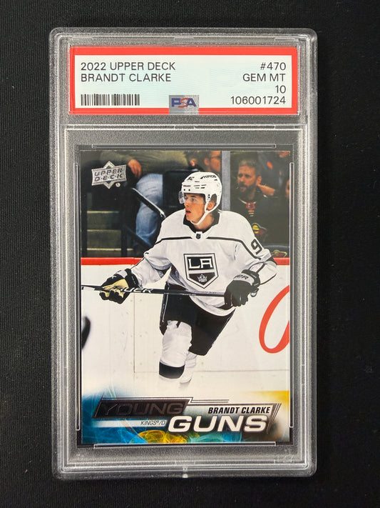 [PSA 10] Brandt Clarke #470 Young Guns