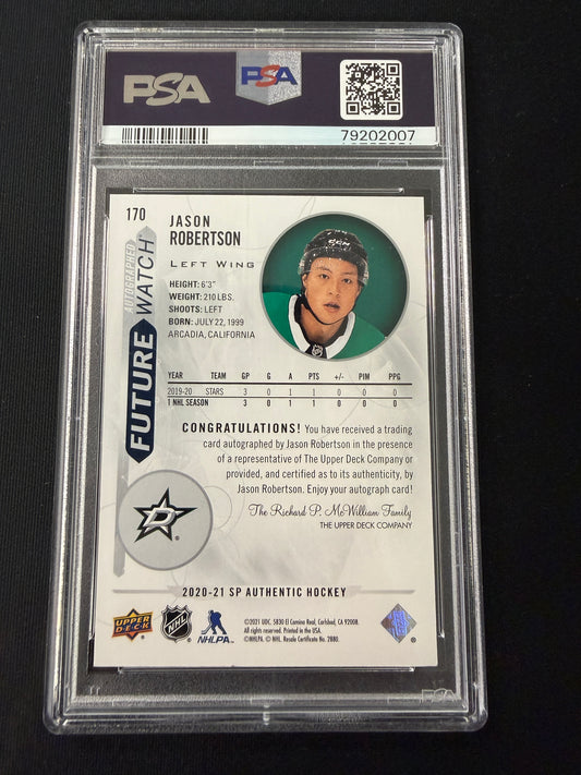 [PSA 9] 53/999 | Jason Robertson #170 Future Watch Auto