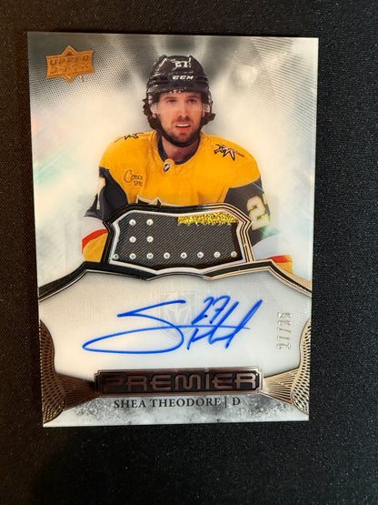 Shea Theodore 22-23 Premier Auto Patch 27/35