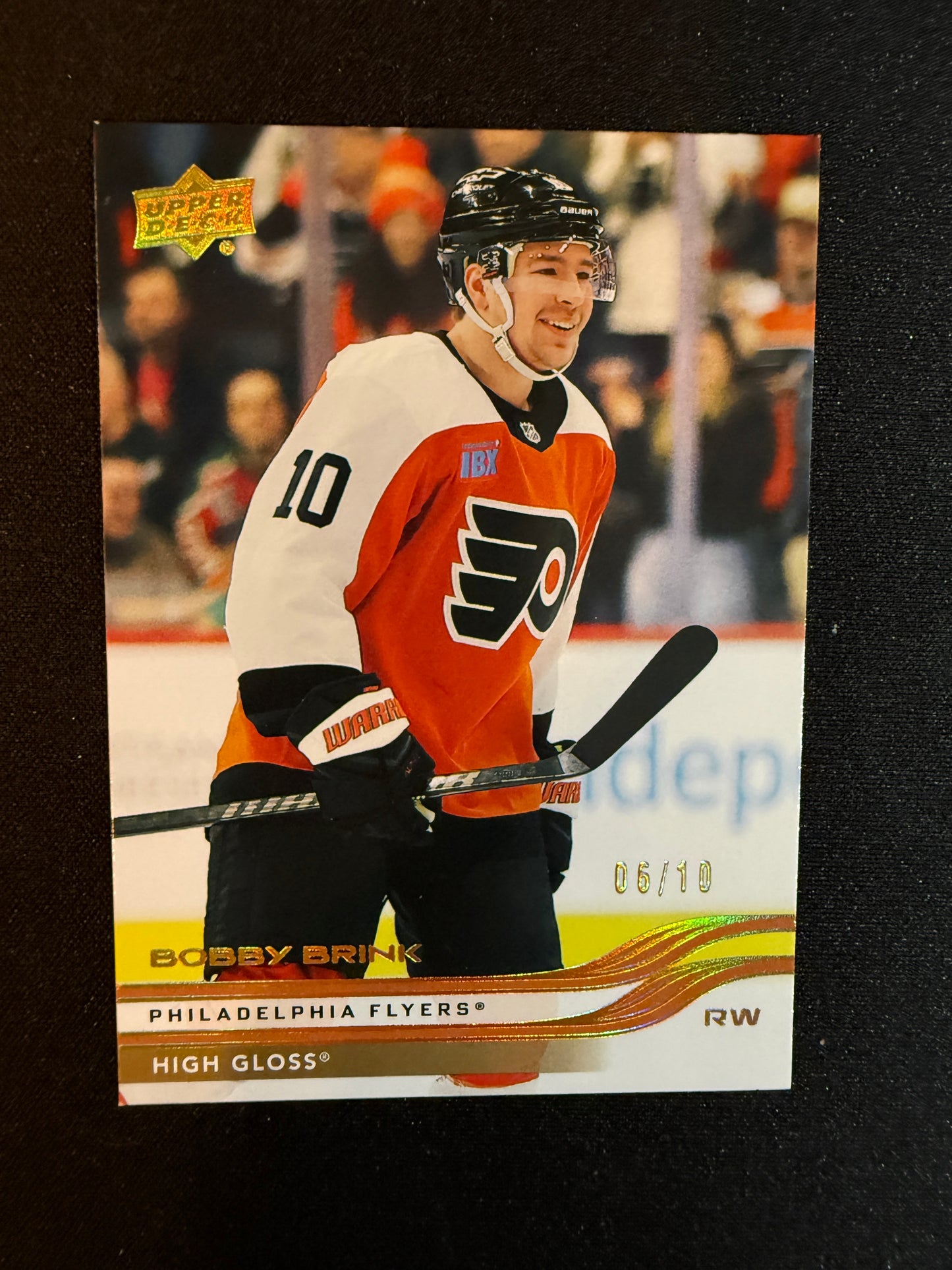 06/10 | Bobby Brink #129 UD Series 1 Hockey 2025-26 [High Gloss]