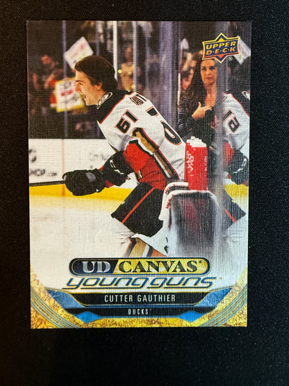 Cutter Gauthier 2024-25 Upper Deck Series 1 Young Guns Canvas