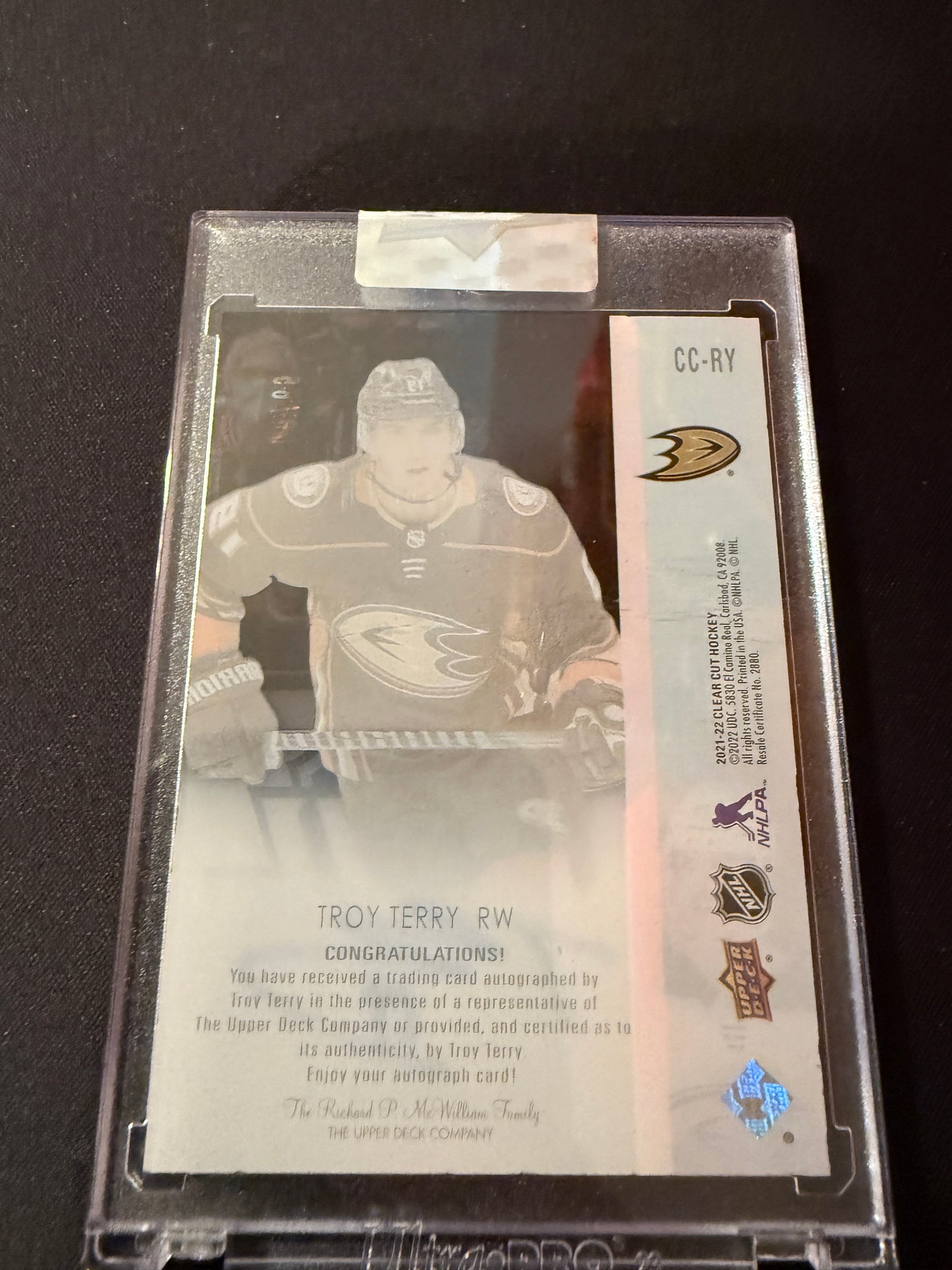 6/65 | Troy Terry 21-22 Clear Cut Hockey