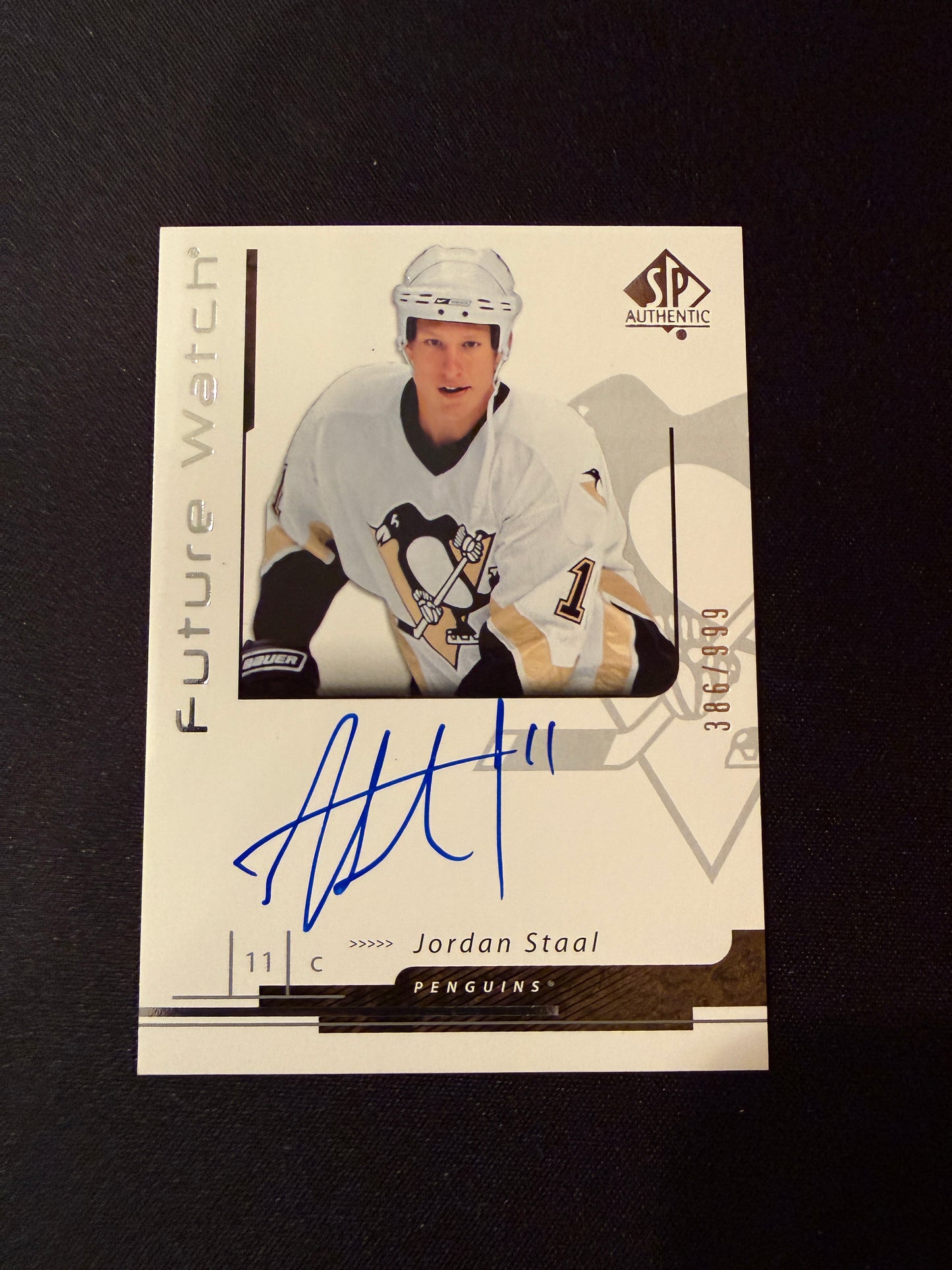 Jordan Staal 06-07 SP Authentic Hockey Future Watch Auto 386/999