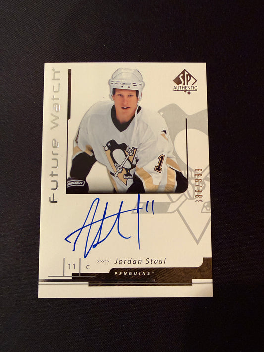 Jordan Staal 06-07 SP Authentic Hockey Future Watch Auto 386/999