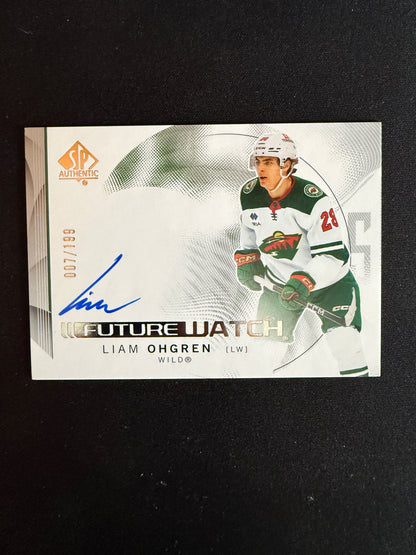 Liam Ohgren 24-25 SP Authentic Future Watch 7/199
