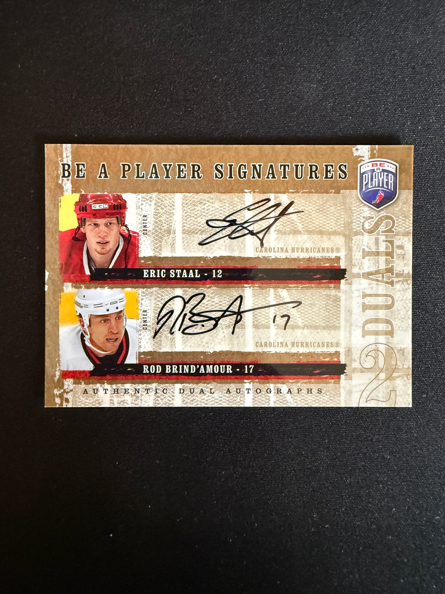Eric Staal/ Rod Brind'Amour Be a Player Signatures Duals 06-07