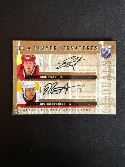 Eric Staal/ Rod Brind'Amour Be a Player Signatures Duals 06-07