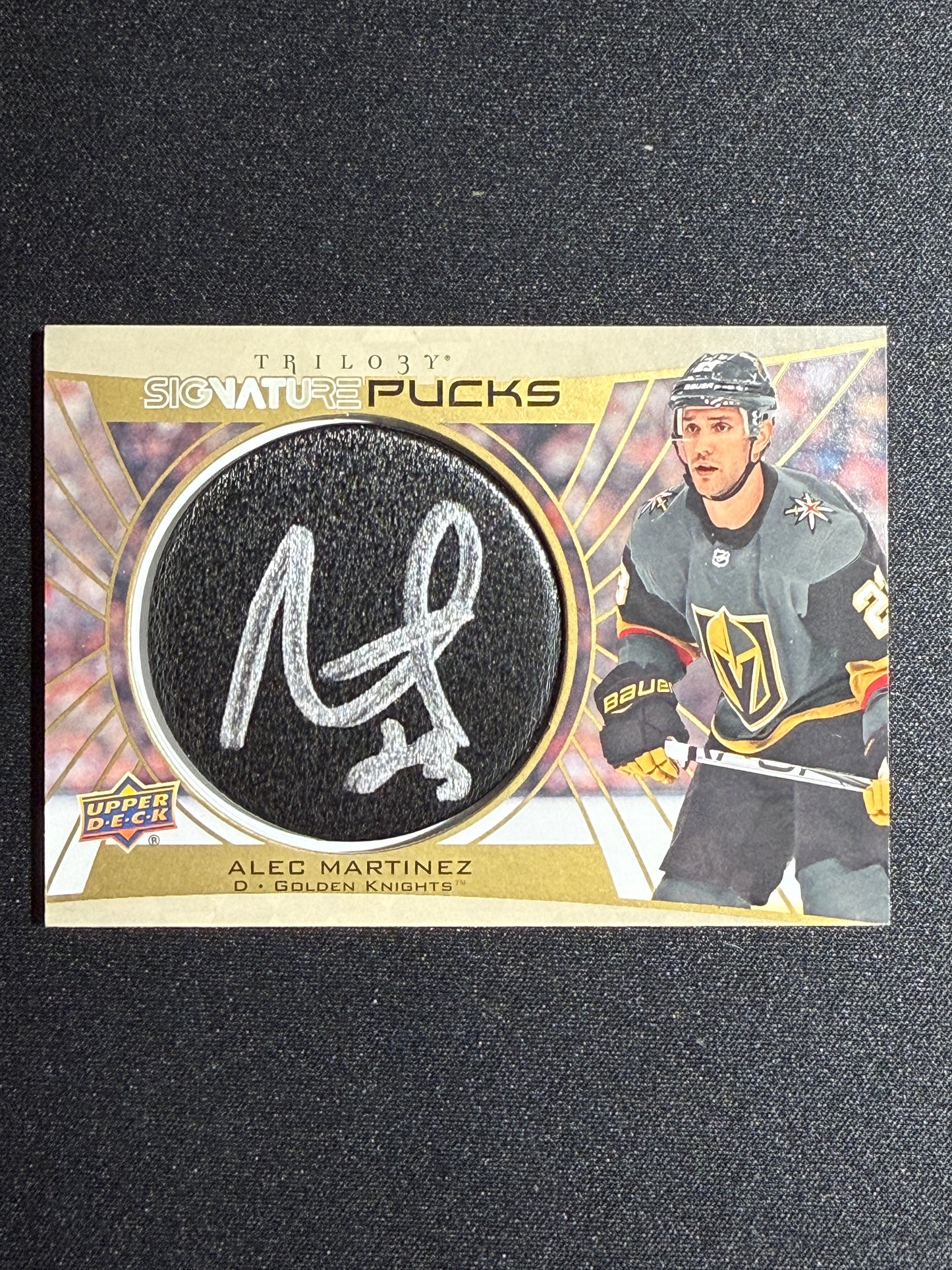 Alec Martinez 20-21 Trilogy Hockey Signature Pucks