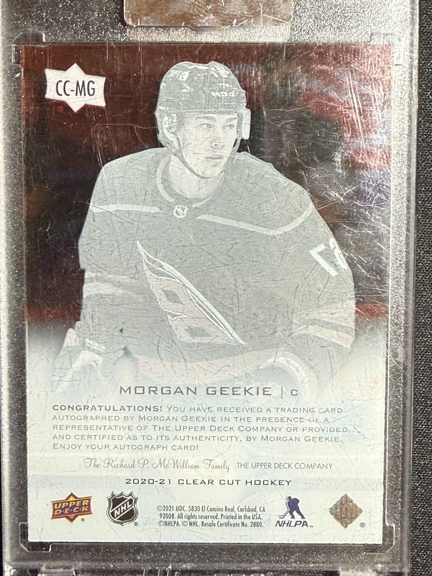 Morgan Geekie 20-21 Clear Cut Hockey RC CC-MG