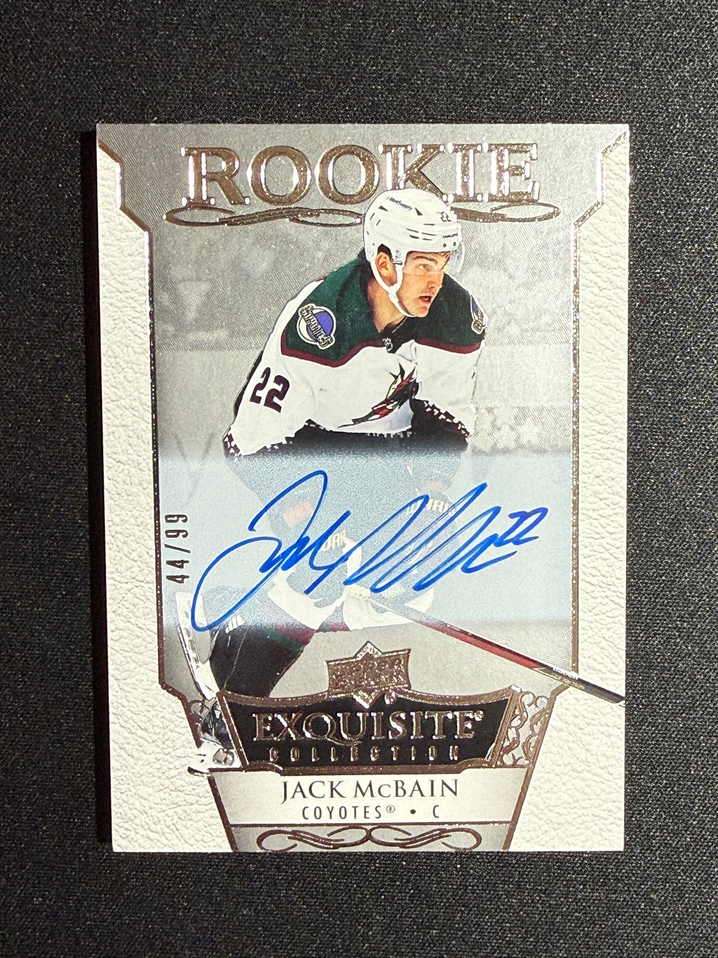 44/99 | Jack McBain #ERS-JM Exquisite Collection Rookie Auto