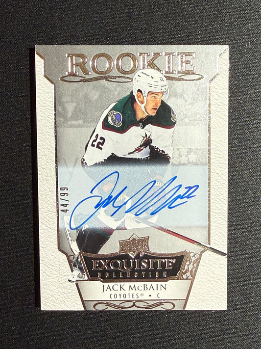 44/99 | Jack McBain #ERS-JM Exquisite Collection Rookie Auto