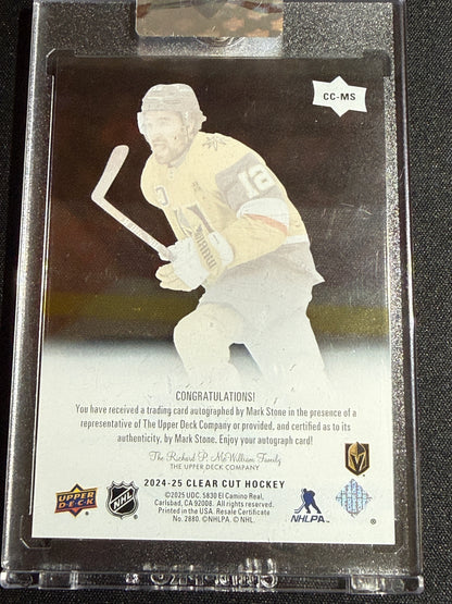 Mark Stone #CC-MS3 Clear Cut Auto