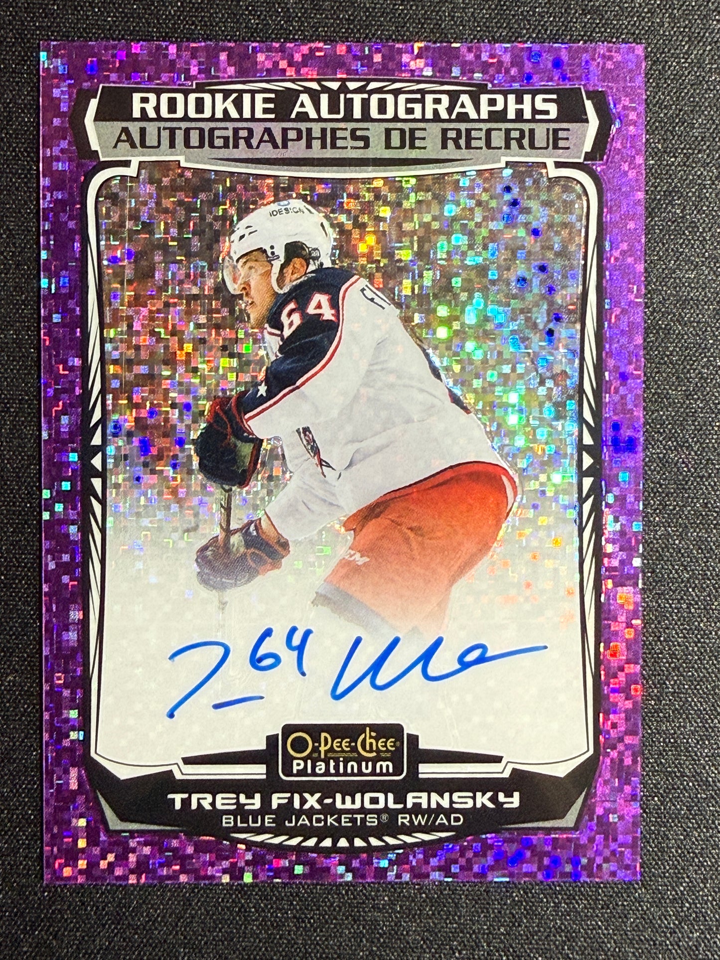 68/99 | Trey Fix-Wolansky Rookie Autographs [Violet Pixels]