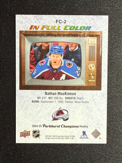 Nathan MacKinnon 24-25 Parkhurst Champions In Full Color